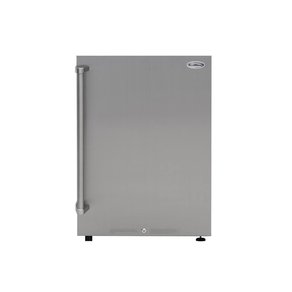 KoolMore 4.4-cu ft Garage Ready Freezerless Refrigerator ( Stainless-Steel )